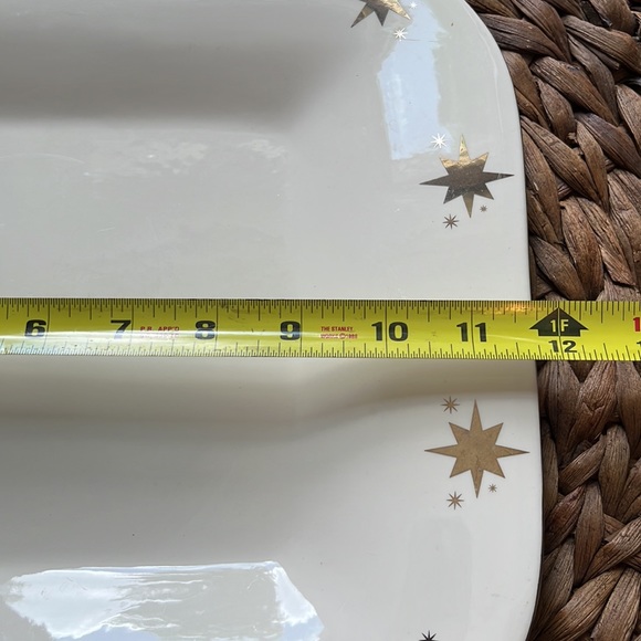 Vintage Moravian star style platter. GUC! - Picture 6 of 6